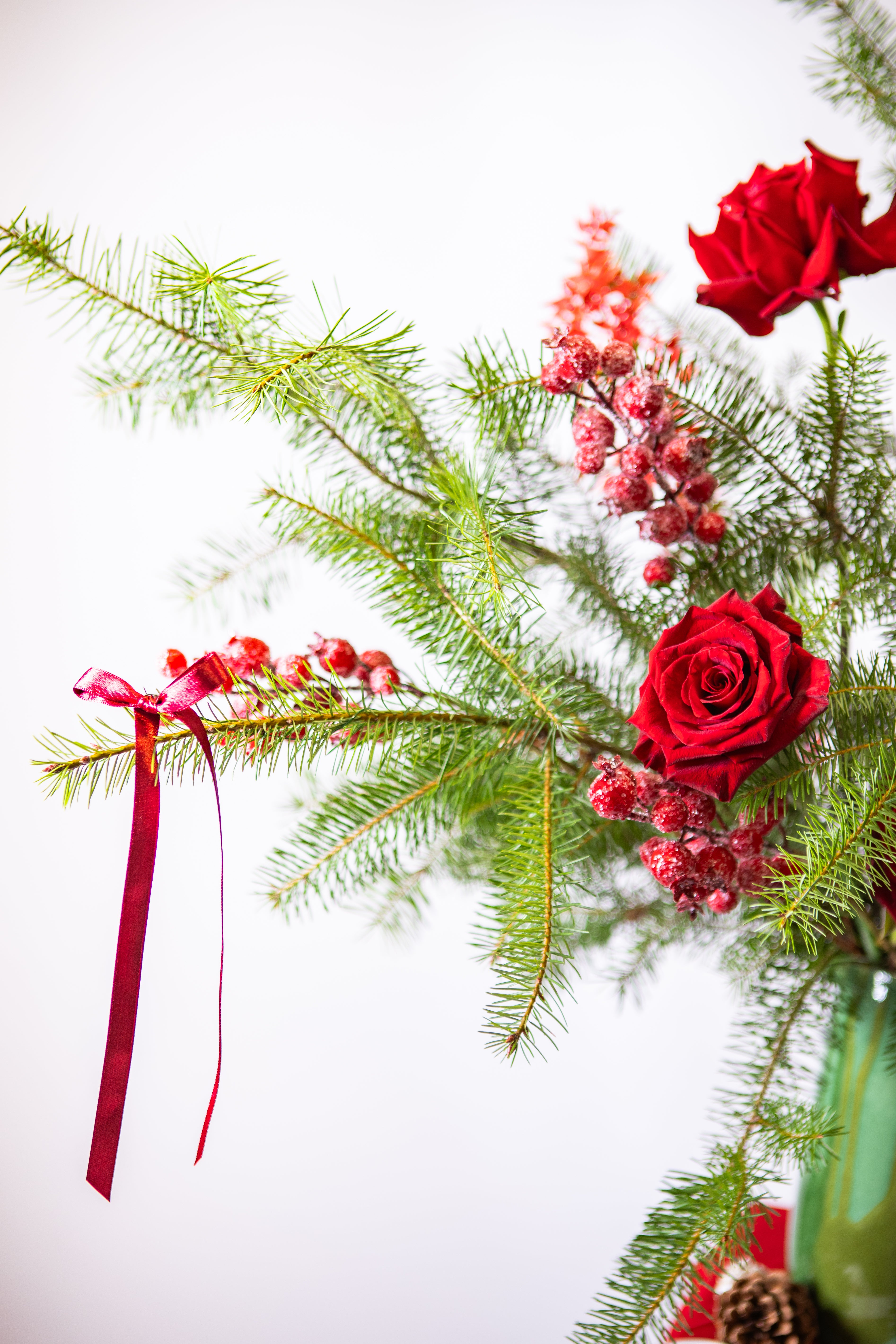 Crimson Christmas Bouquet