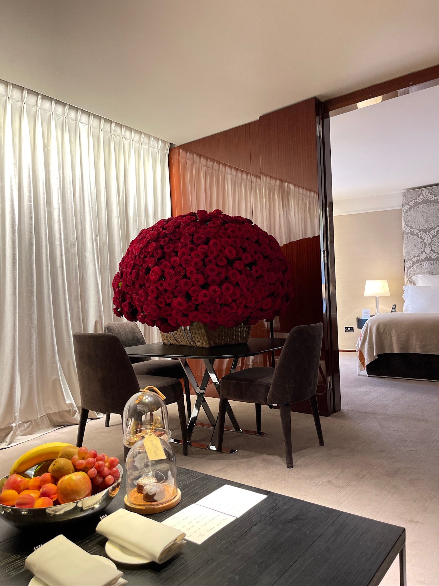Grand Gesture Rose Basket