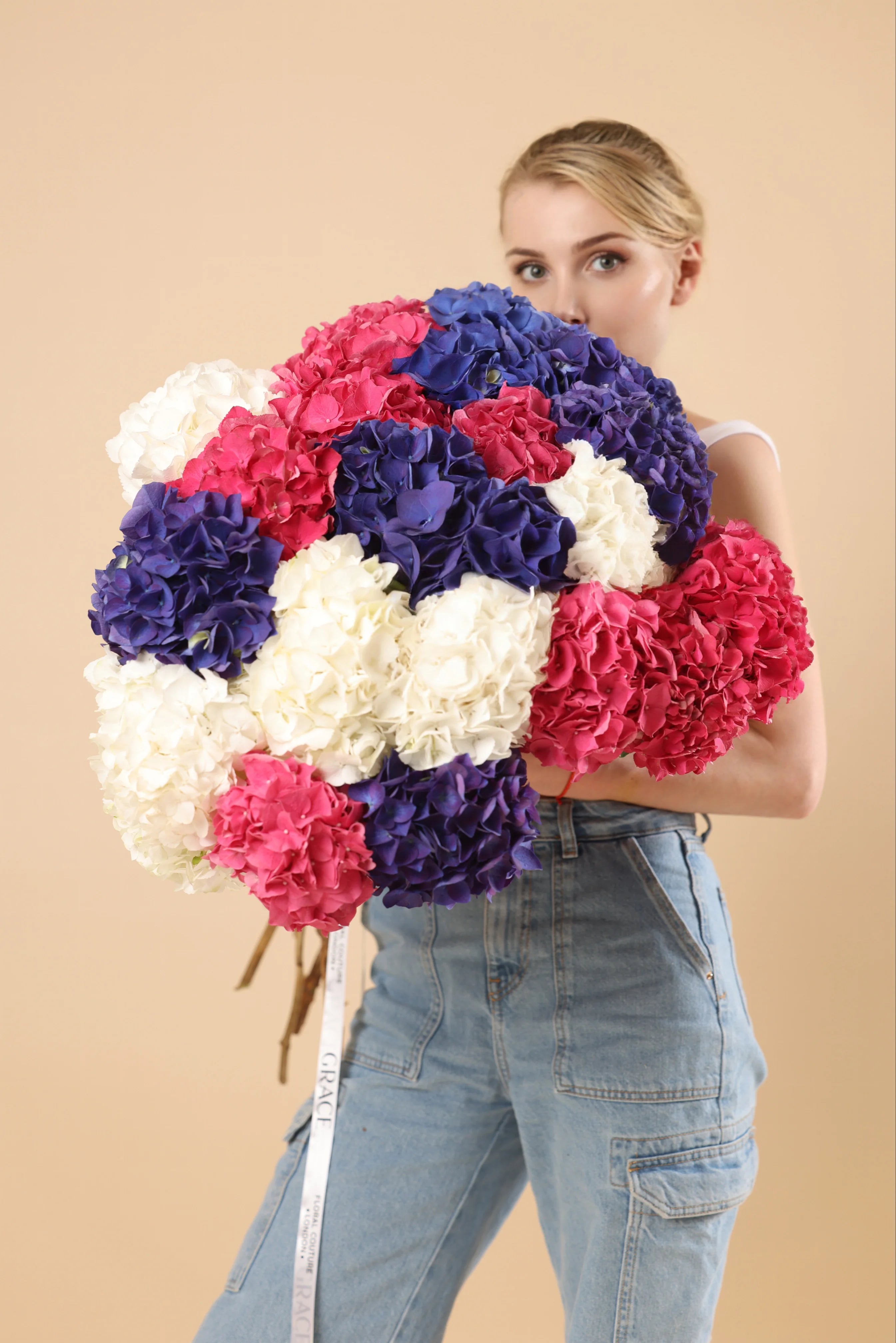 Colorful Mix of Hydrangeas