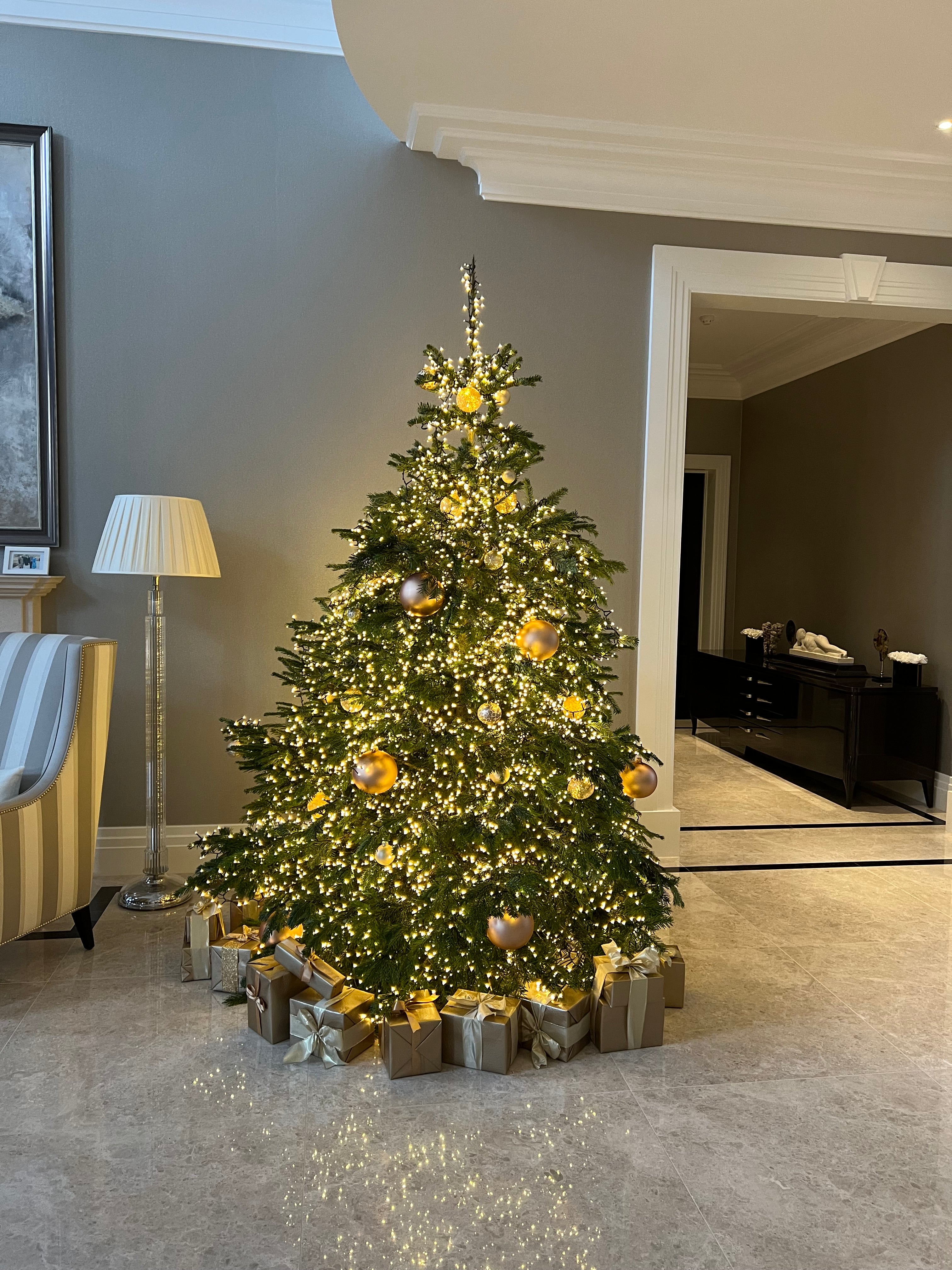 Golden Christmas Tree