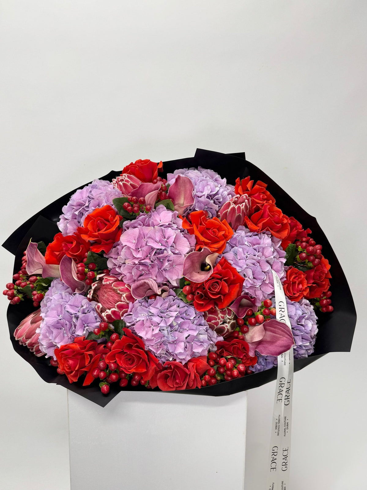 Berry Noir autumn bouquet by Grace Floral London