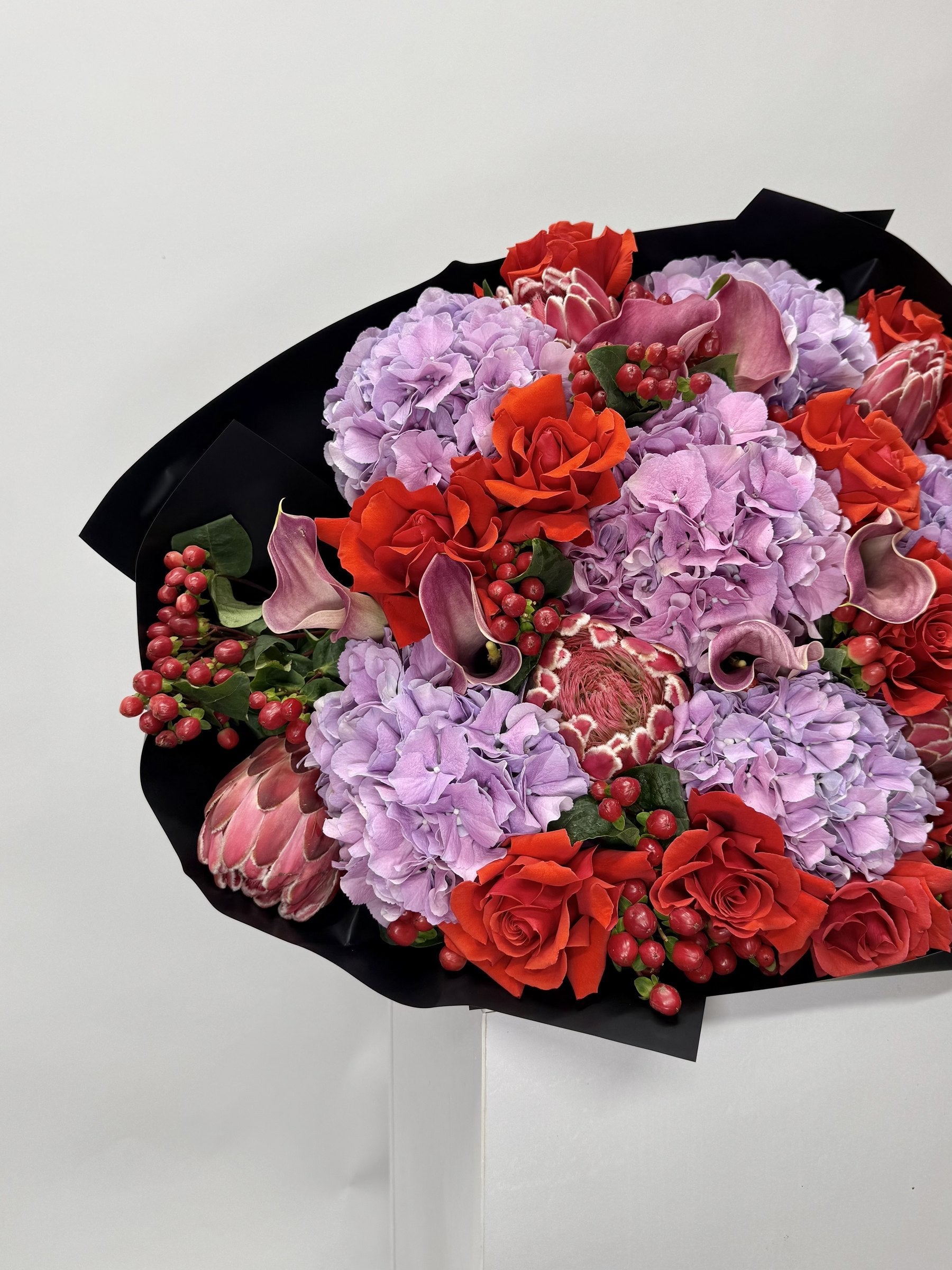 Berry Noir autumn bouquet by Grace Floral London