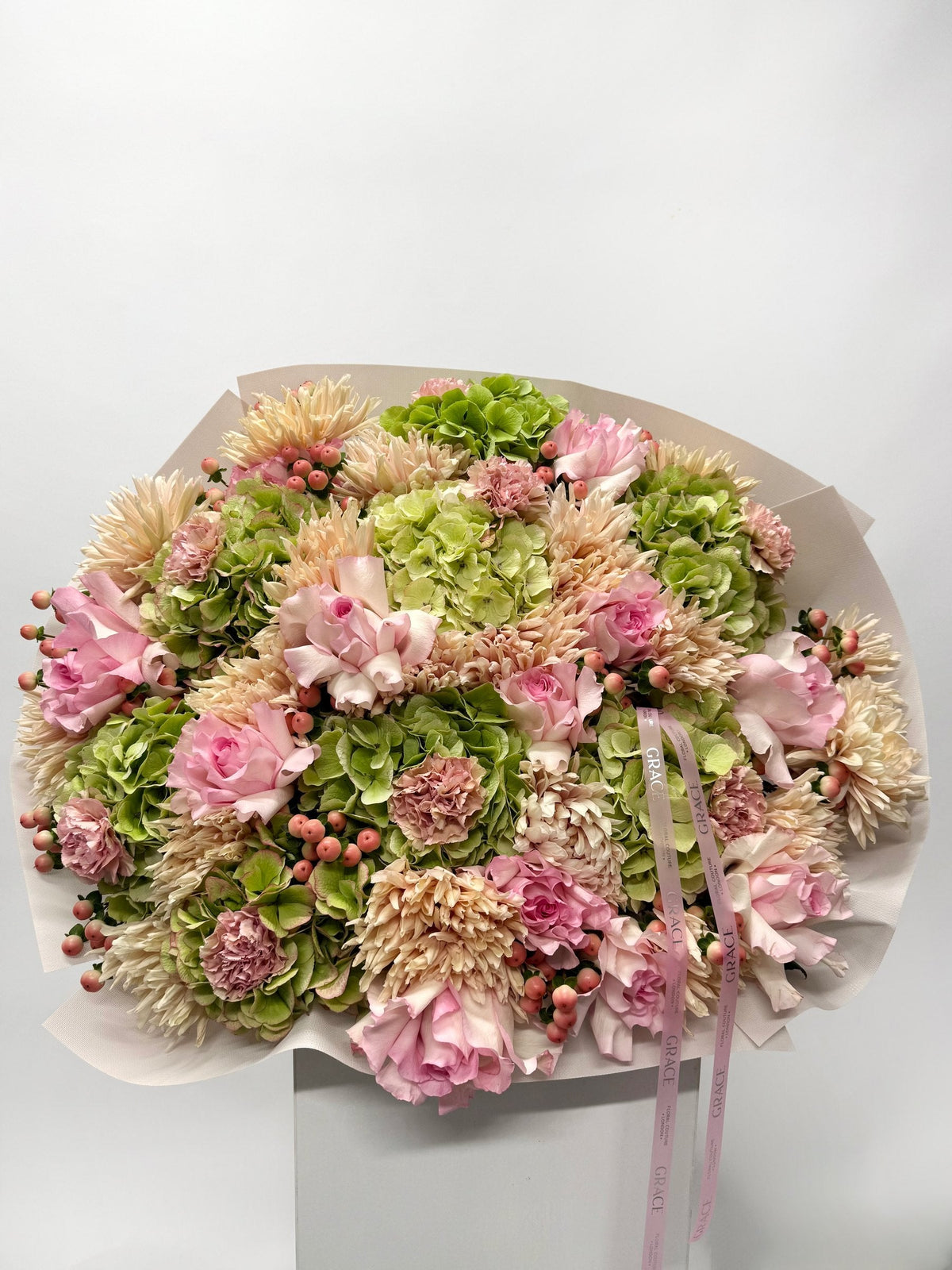 Blush Garden autumn bouquet by Grace Floral London