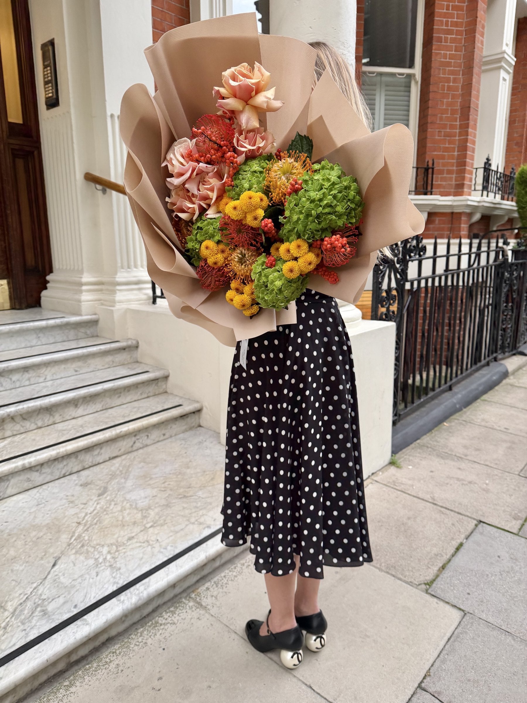 Golden Chapter autumn bouquet by Grace Floral London