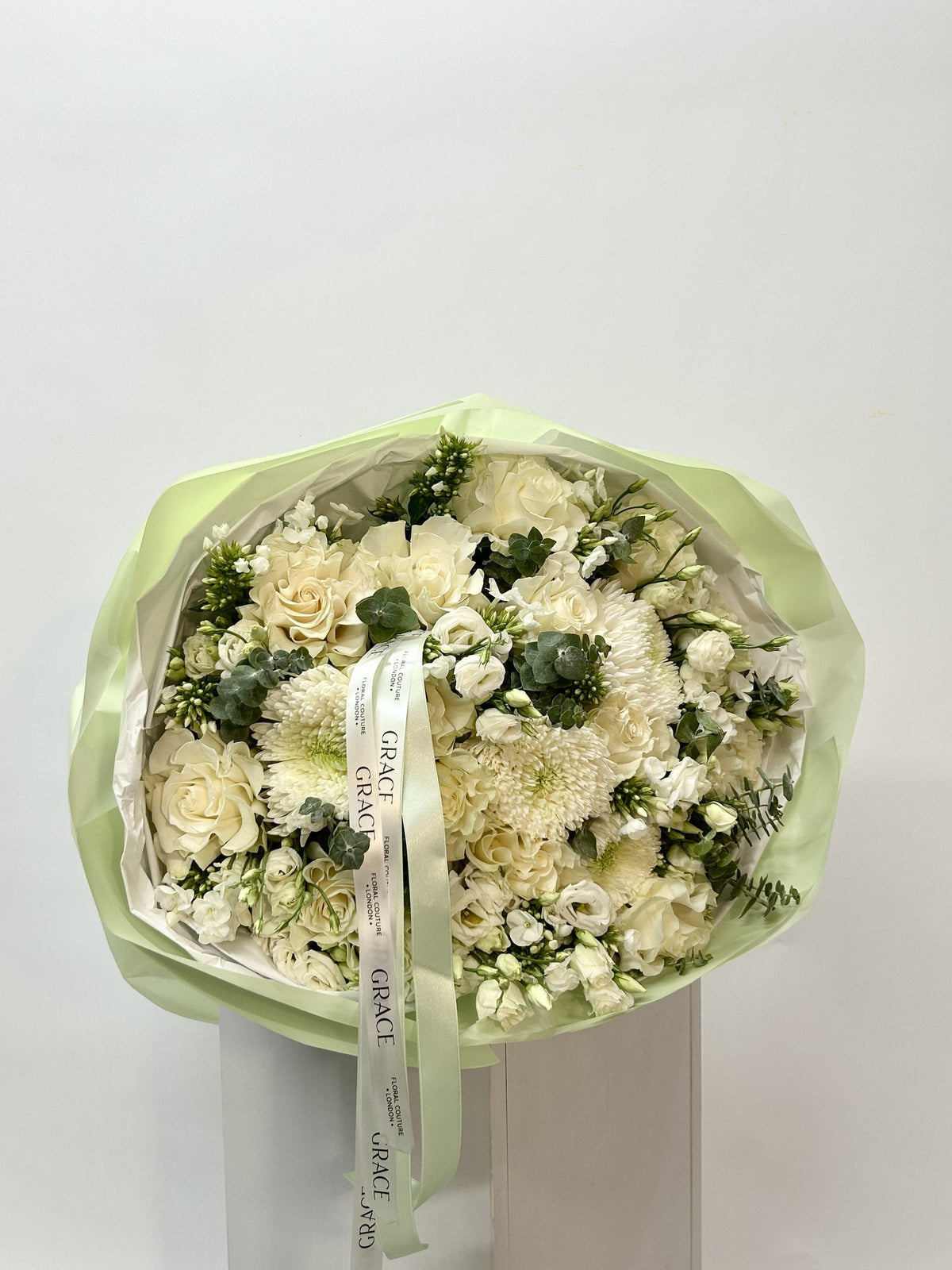 Ivory Line autumn bouquet by Grace Floral London