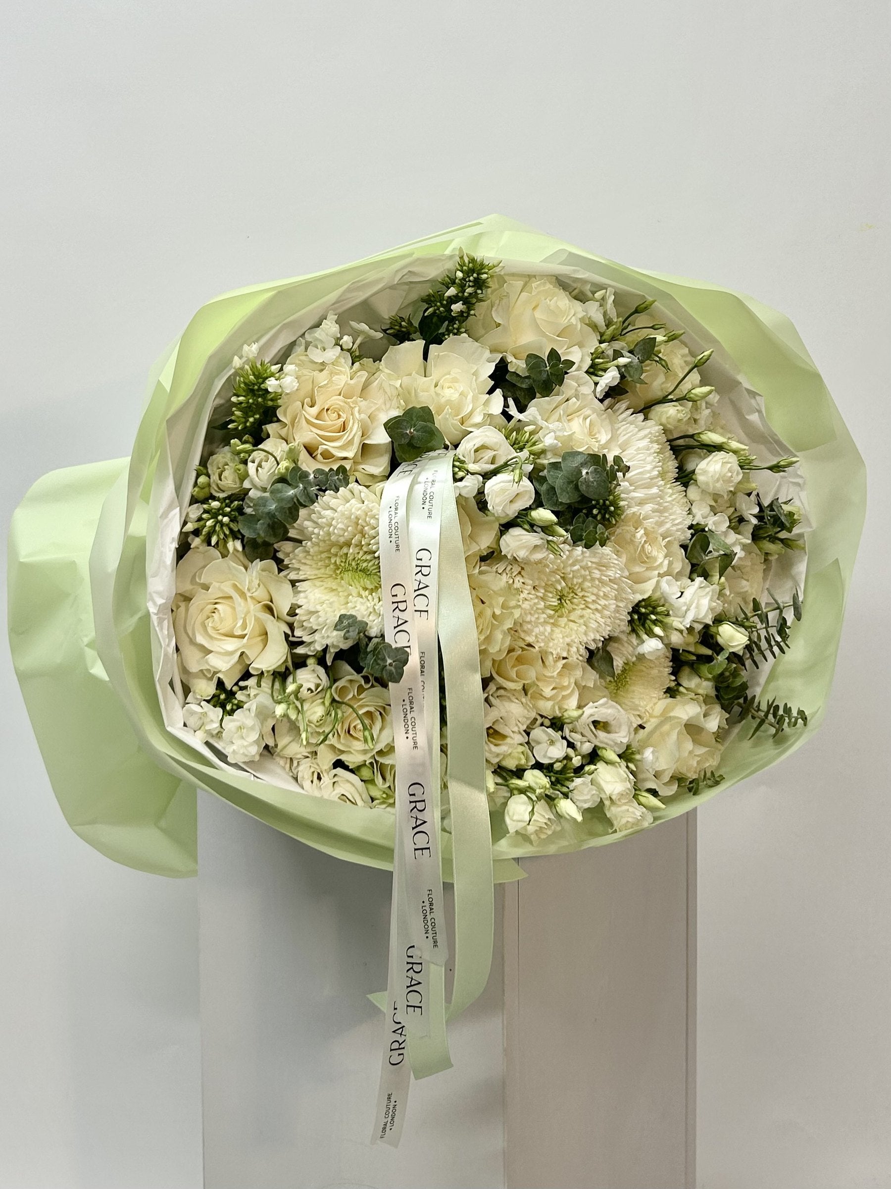 Ivory Line autumn bouquet by Grace Floral London