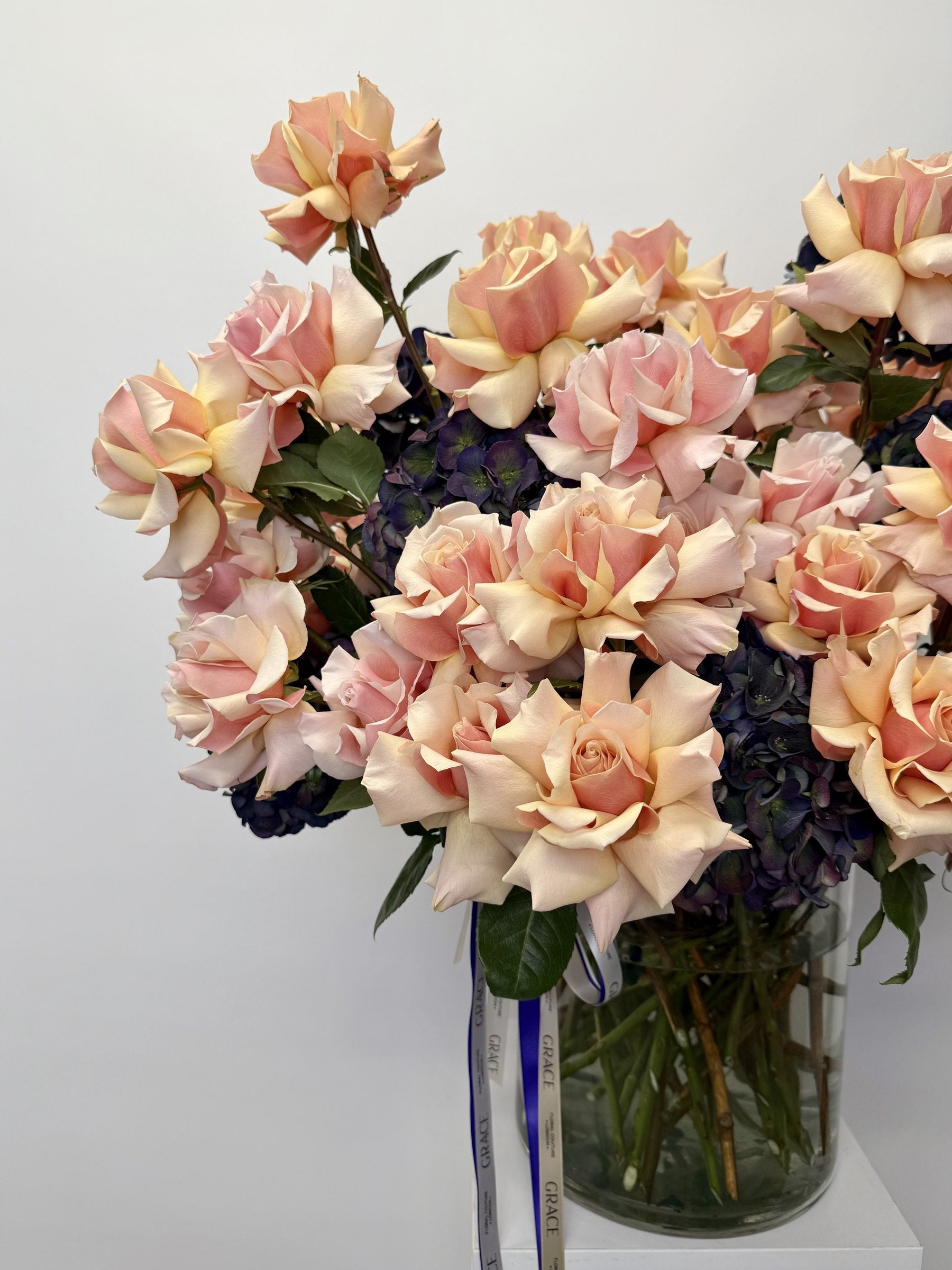 Midnight Rose autumn bouquet by Grace Floral London