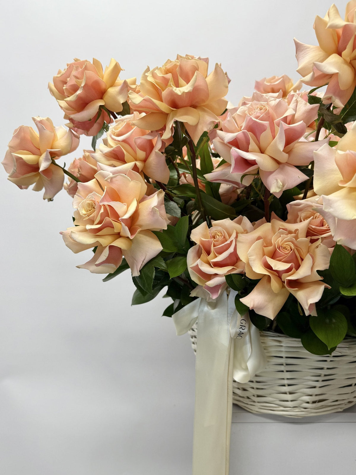 Peach Serenity autumn bouquet by Grace Floral London