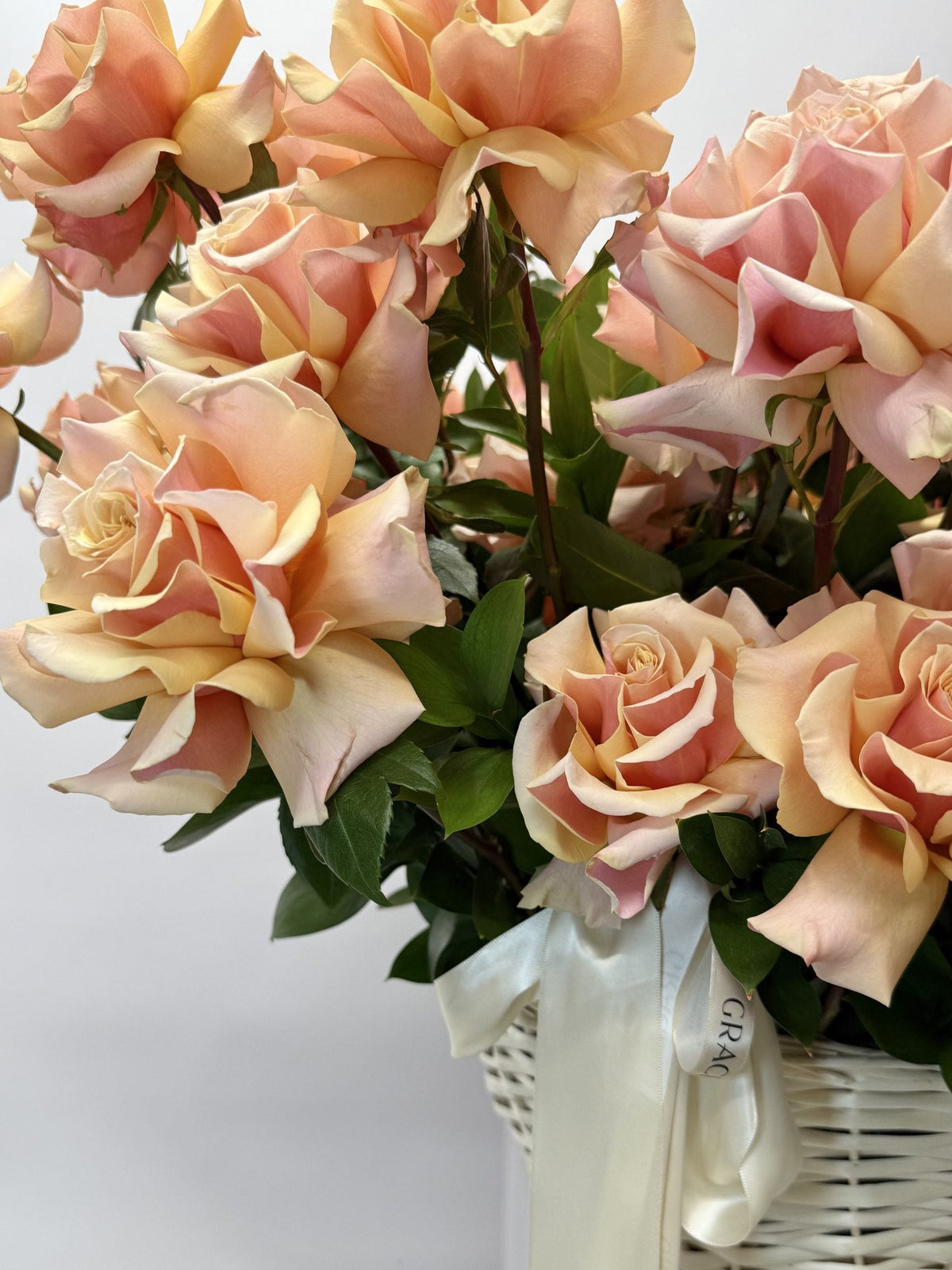 Peach Serenity autumn bouquet by Grace Floral London