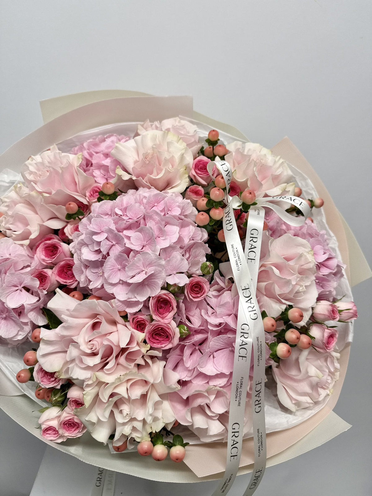 Rose Blush autumn bouquet by Grace Floral London
