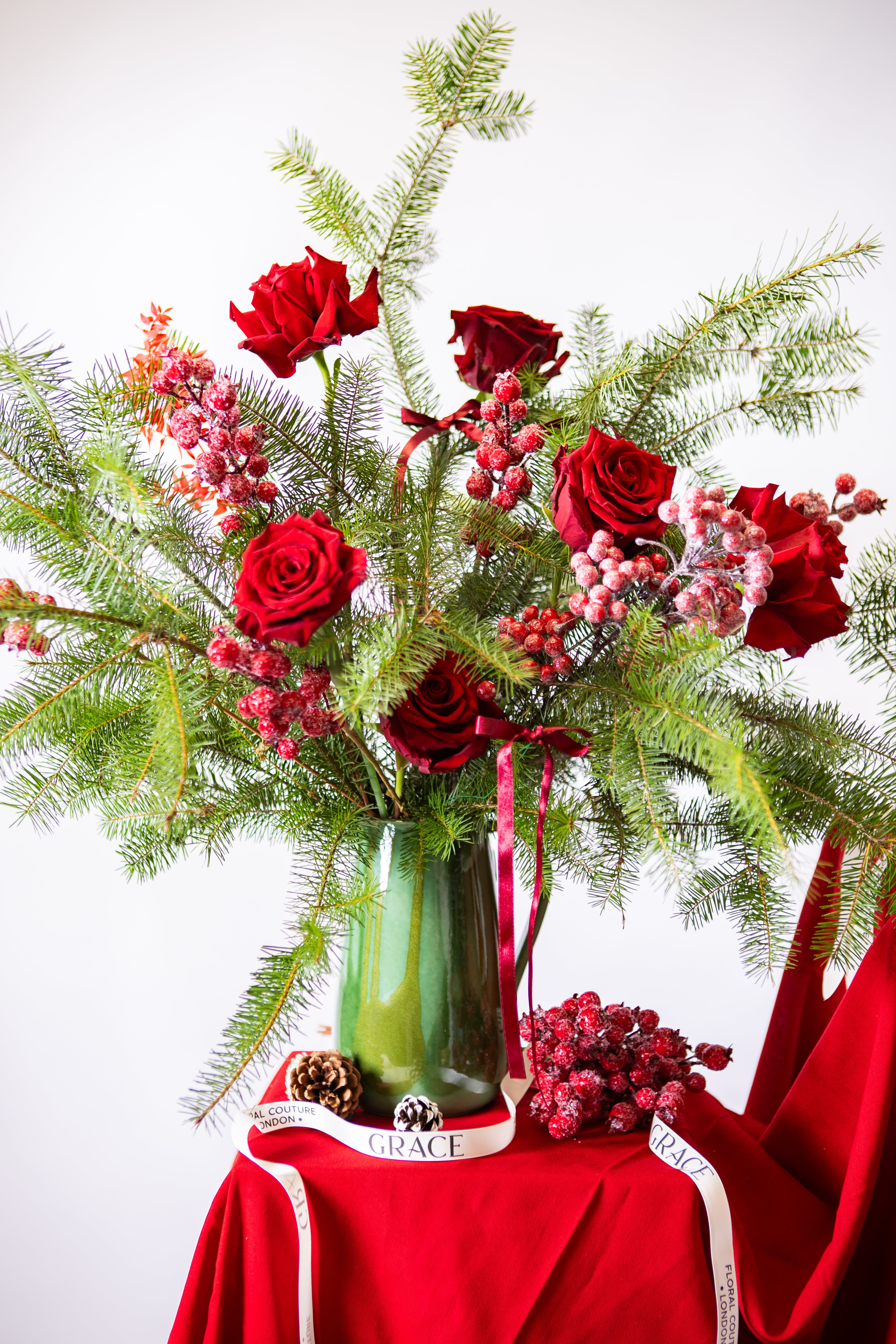 Crimson Christmas Bouquet