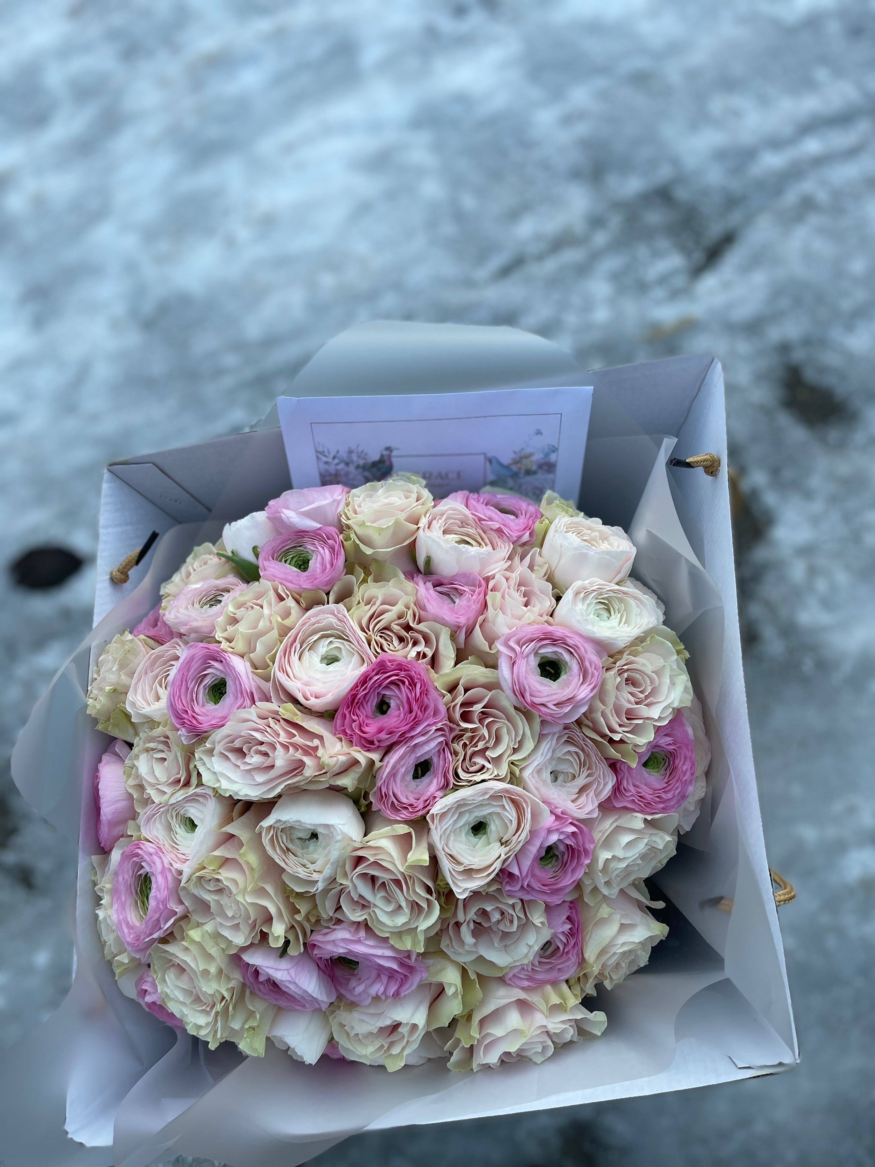 Pink chiffon