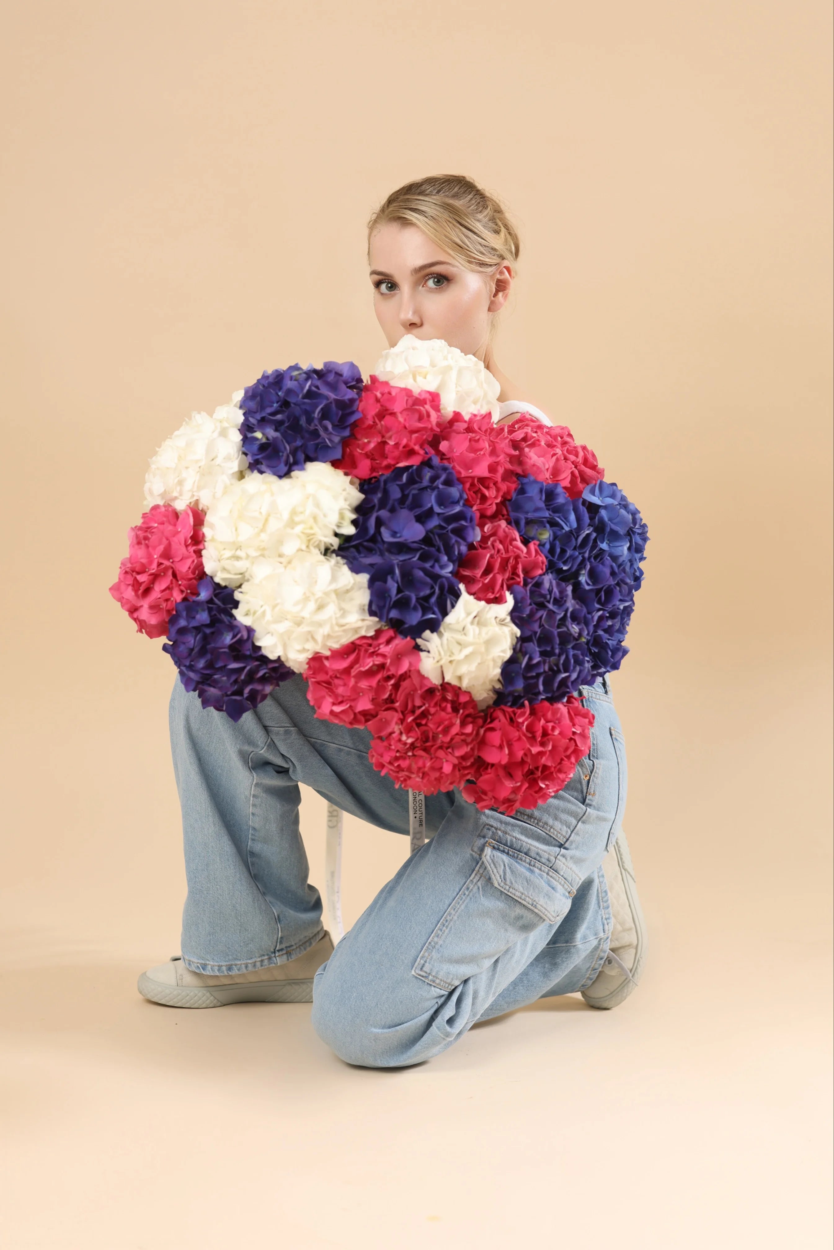 Colorful Mix of Hydrangeas