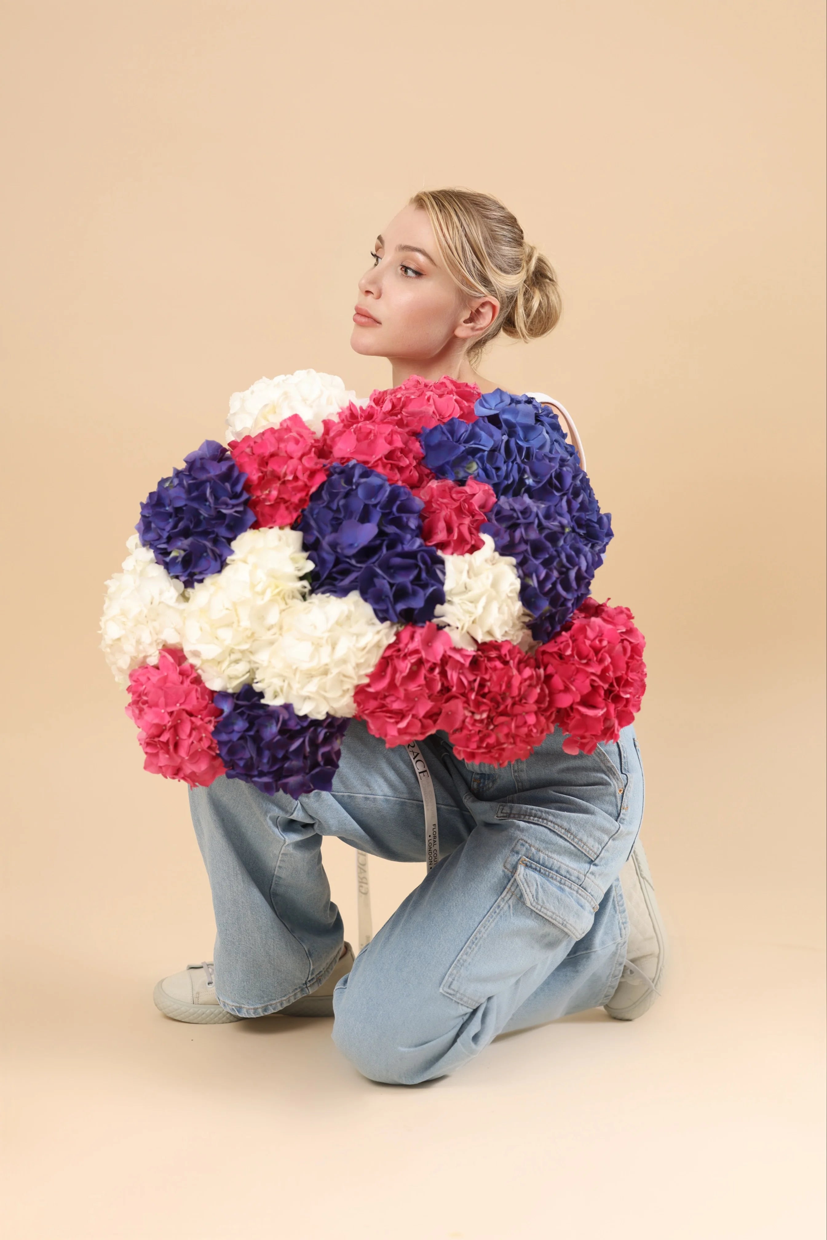 Colorful Mix of Hydrangeas