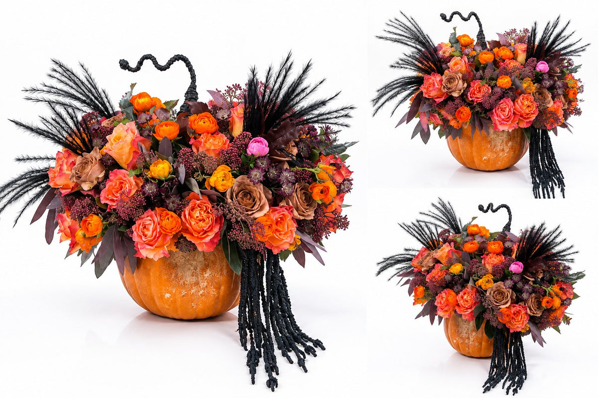 Autumn Halloween pumpkin
