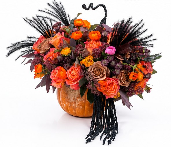 Autumn Halloween pumpkin