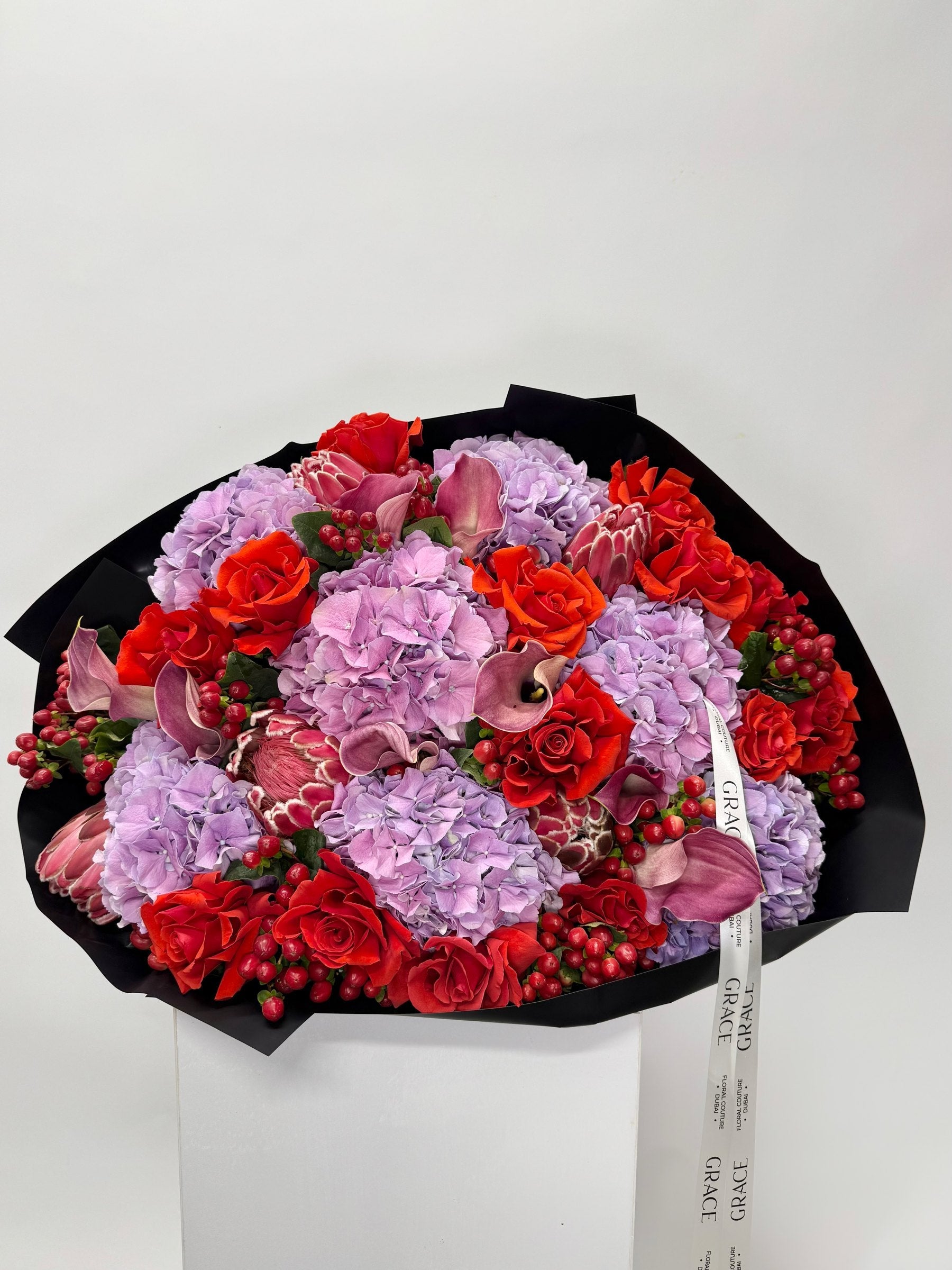 Berry Noir autumn bouquet by Grace Floral London