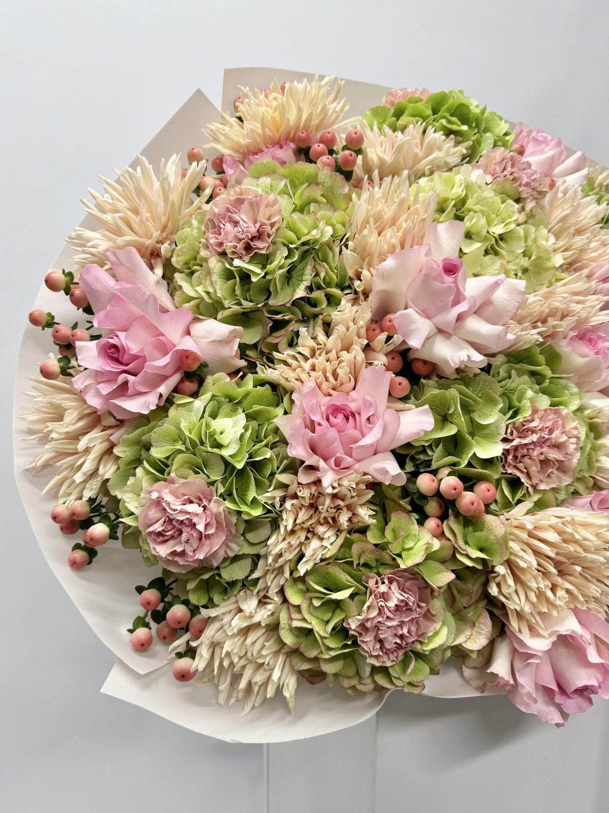 Blush Garden autumn bouquet by Grace Floral London