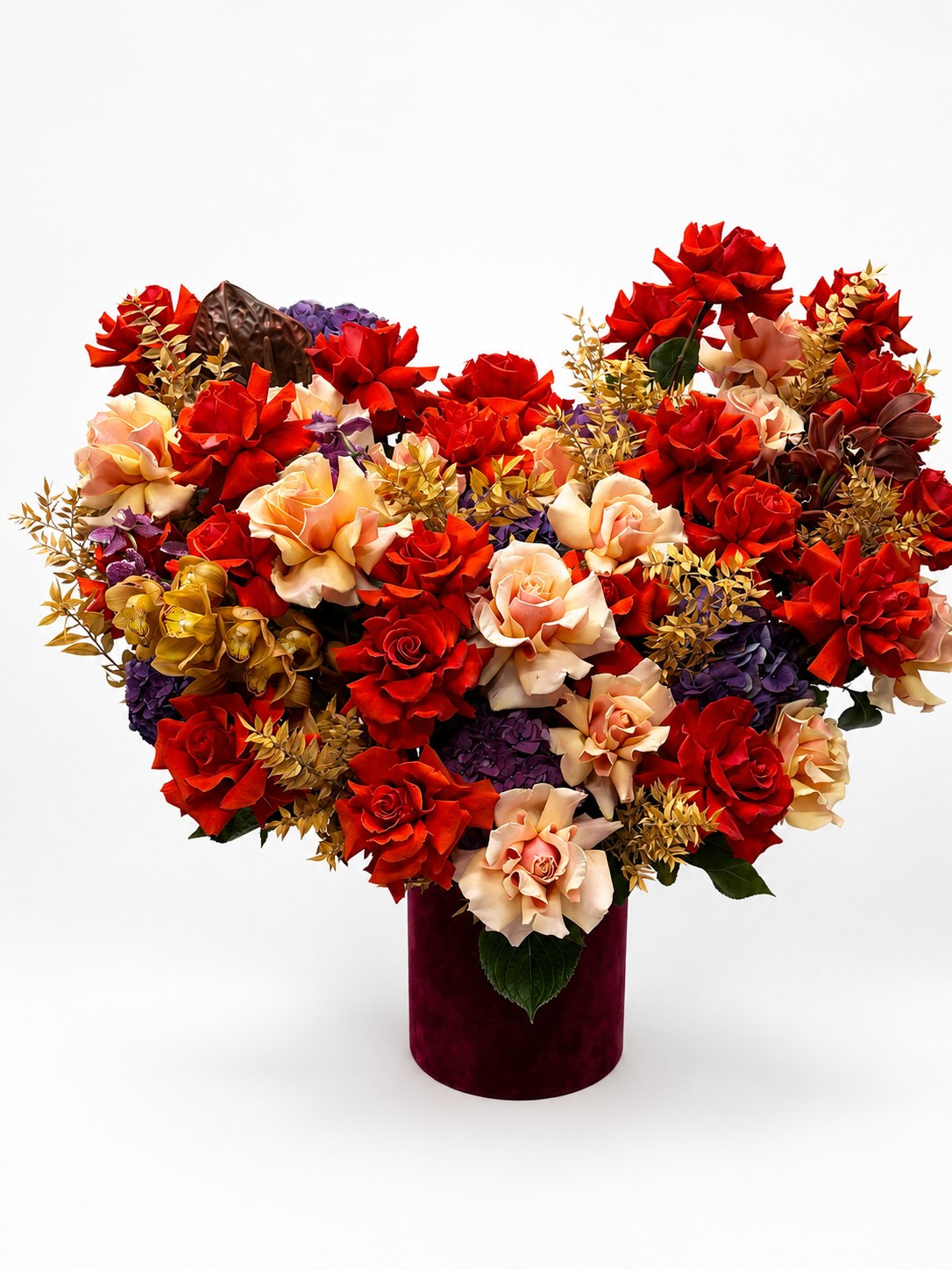 Box By Lina autumn rose and hydrangea box by Grace Floral London