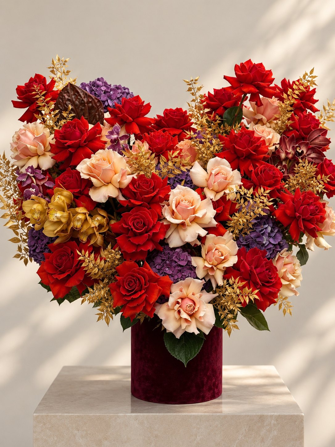 Box By Lina autumn rose and hydrangea box by Grace Floral London