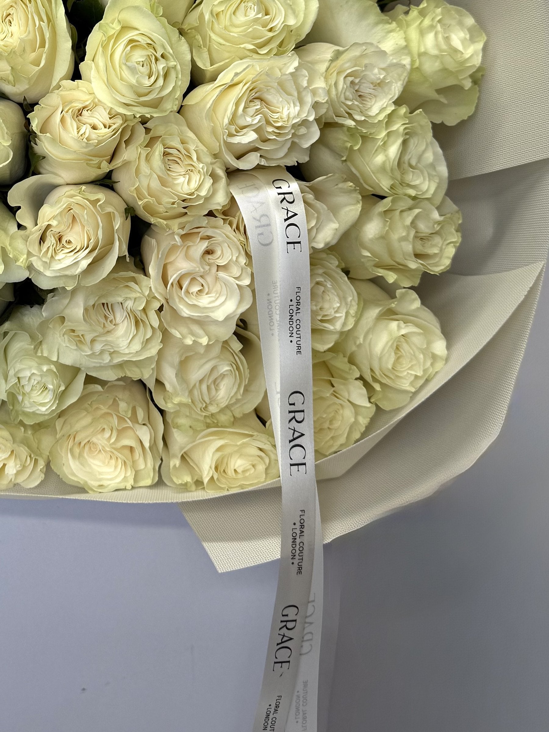 Ecru Elegance autumn bouquet by Grace Floral London