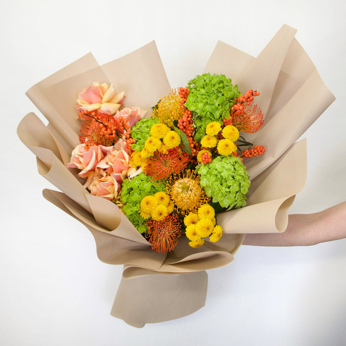 Golden Chapter autumn bouquet by Grace Floral London