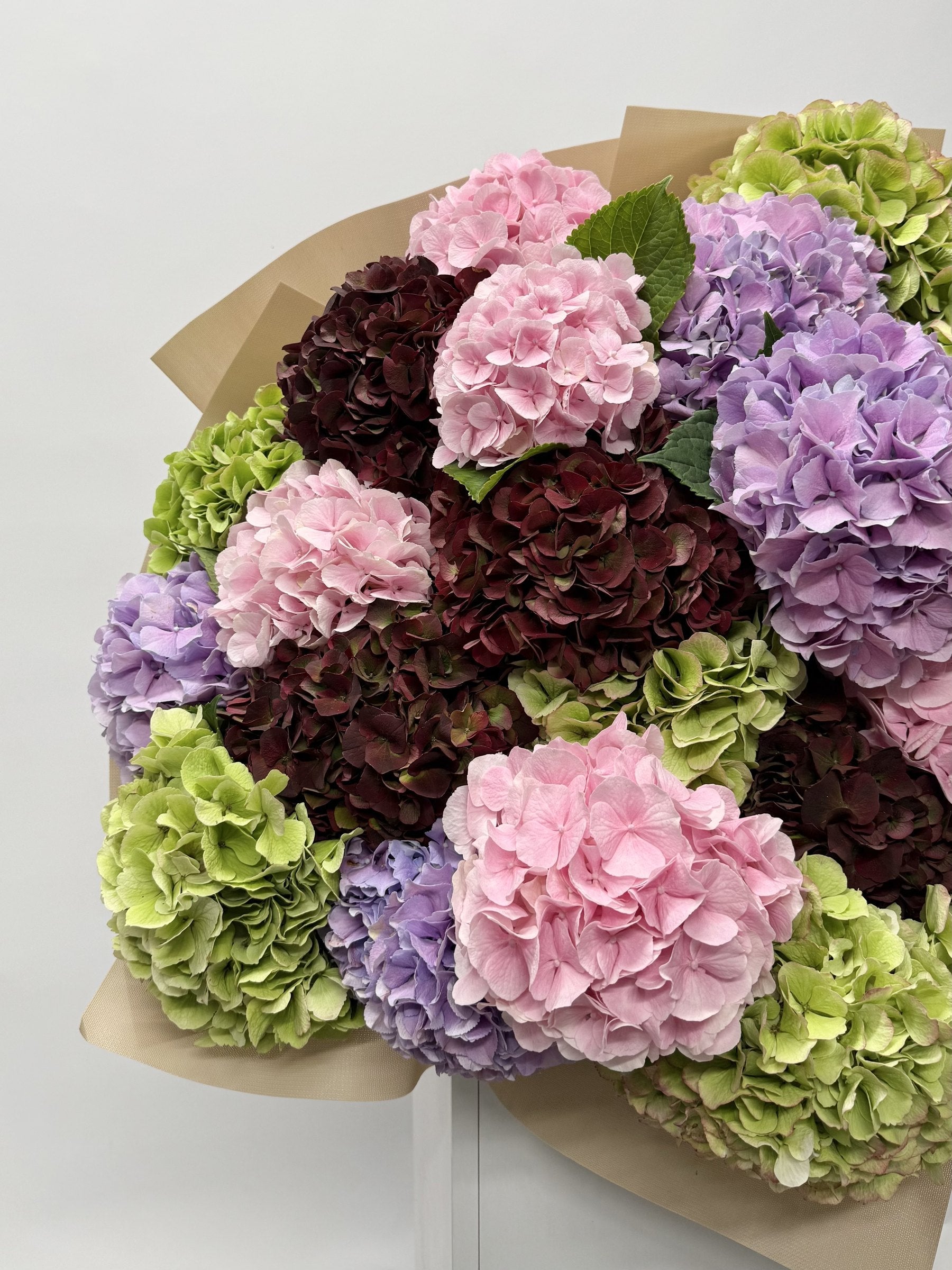Hydrangea Palette autumn bouquet by Grace Floral London