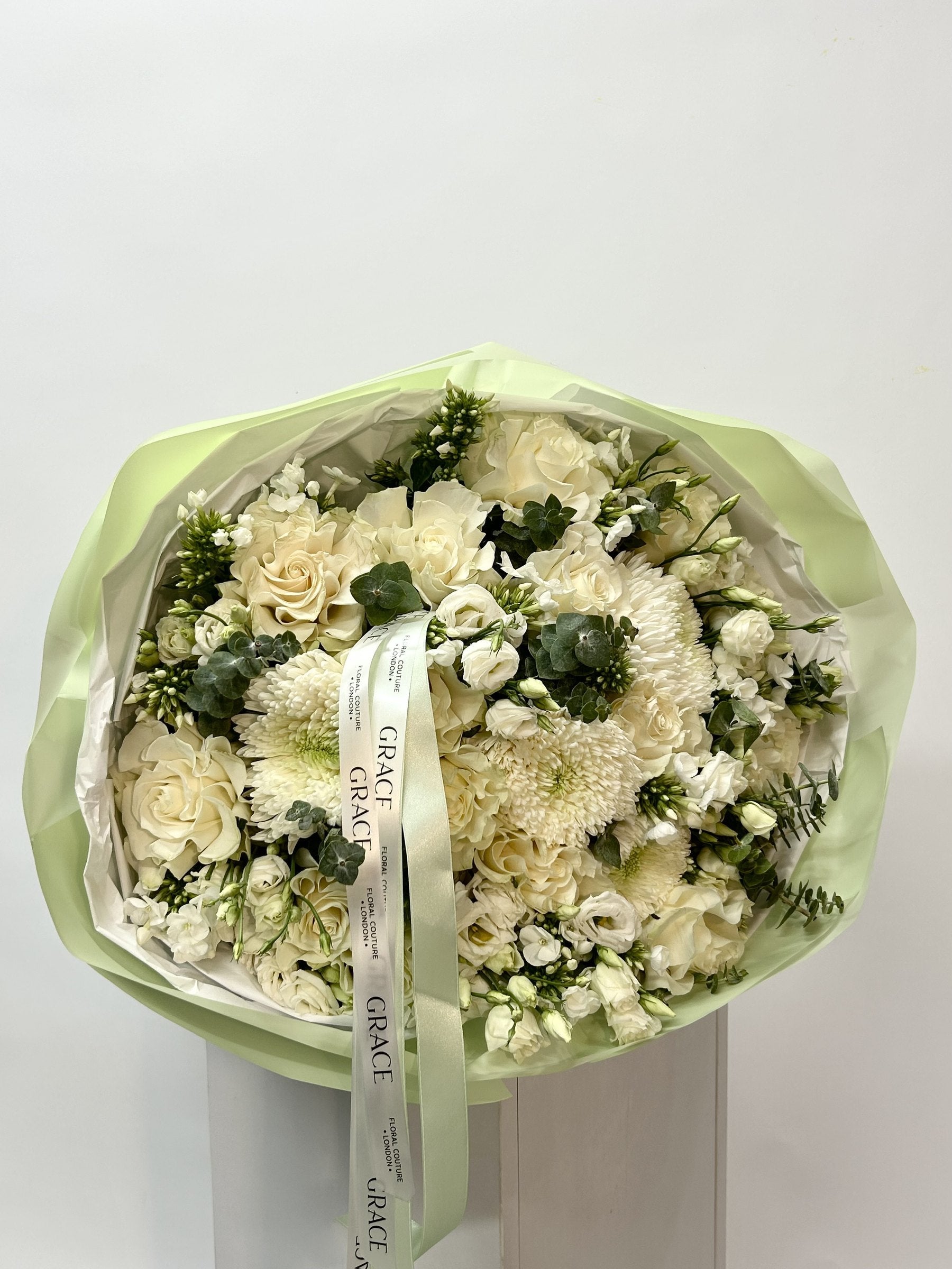 Ivory Line autumn bouquet by Grace Floral London