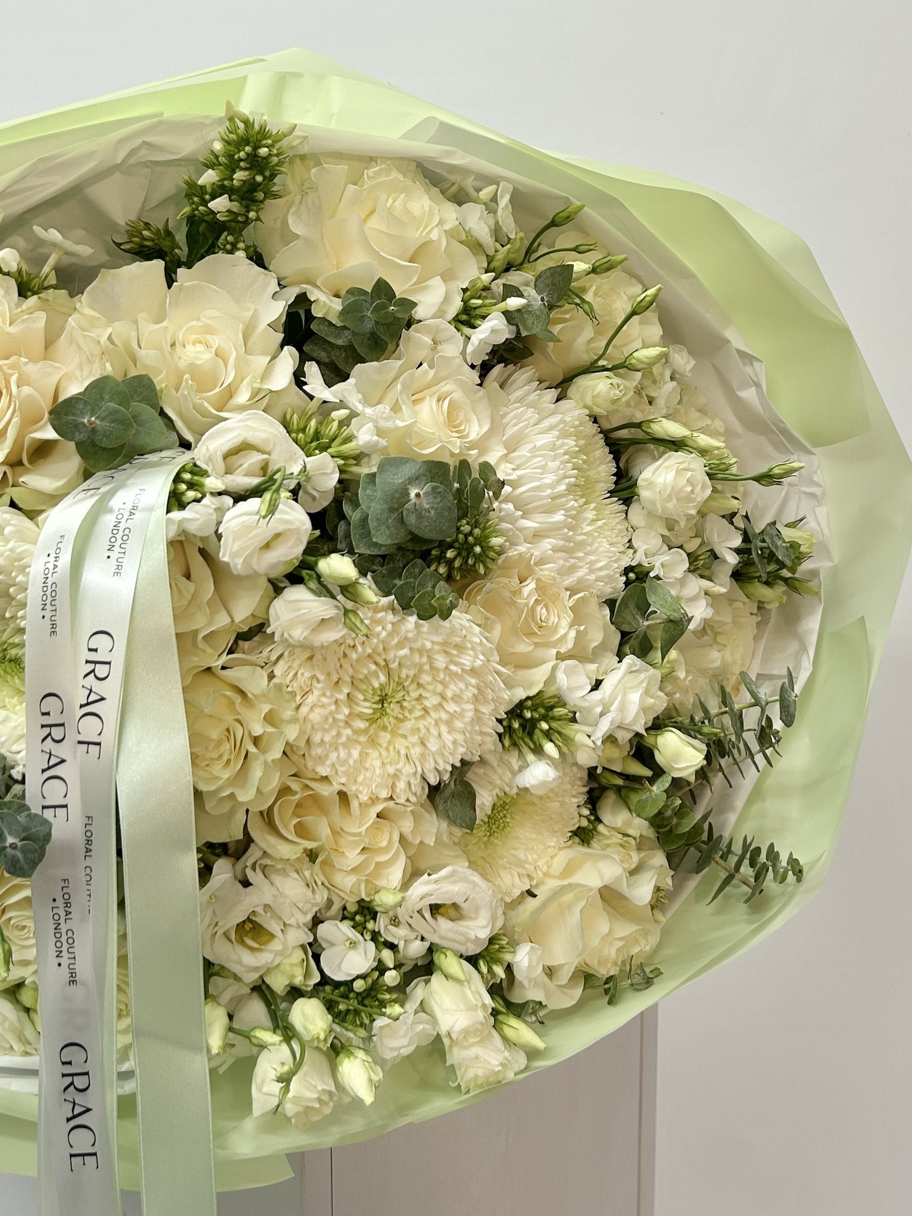 Ivory Line autumn bouquet by Grace Floral London