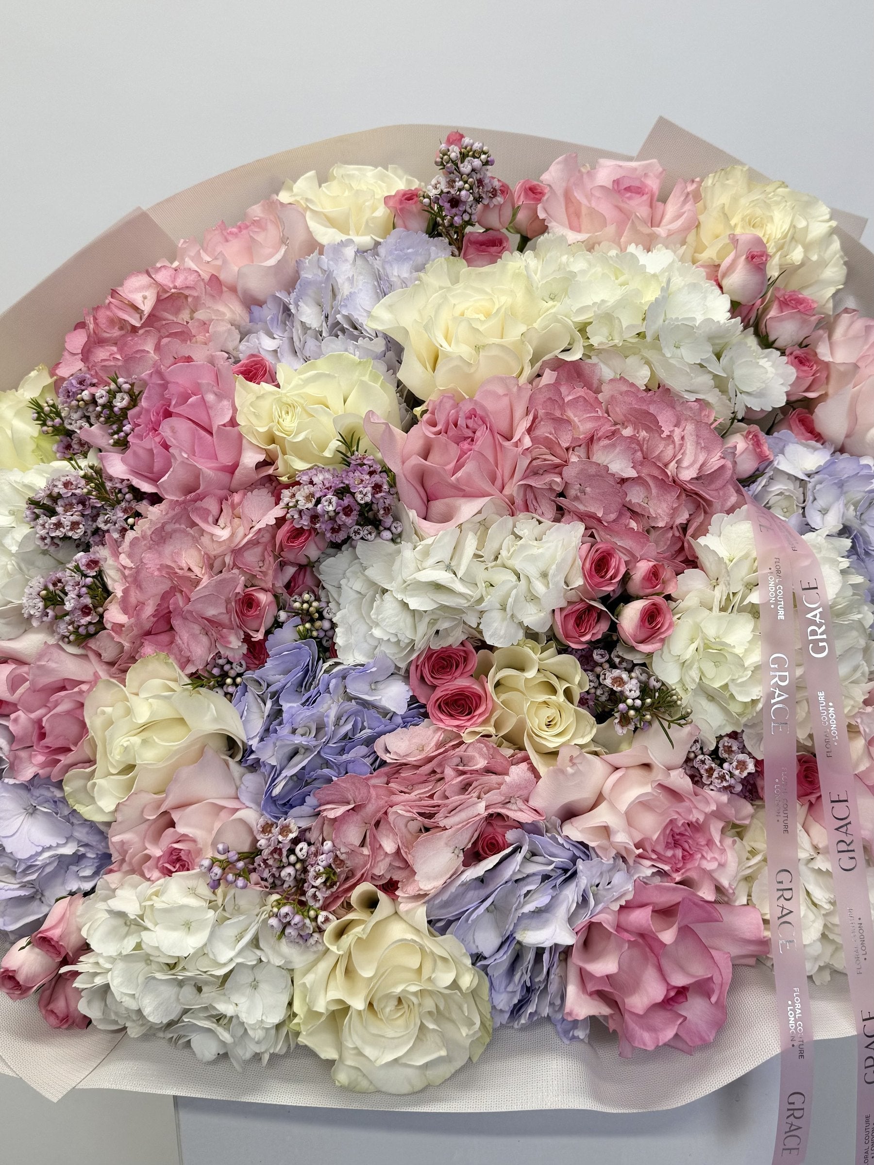 Lumiere Pastel autumn bouquet by Grace Floral London