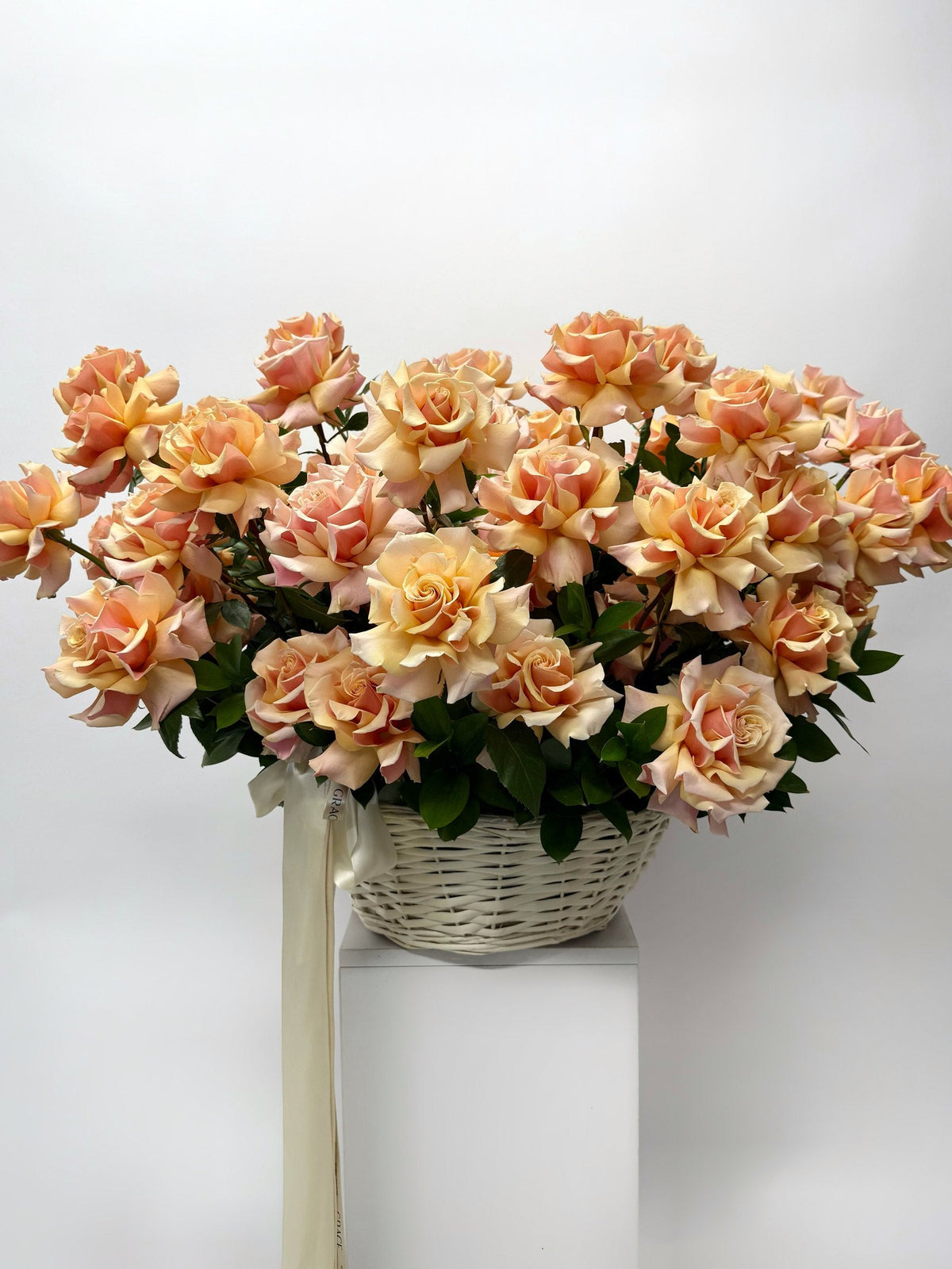 Peach Serenity autumn bouquet by Grace Floral London