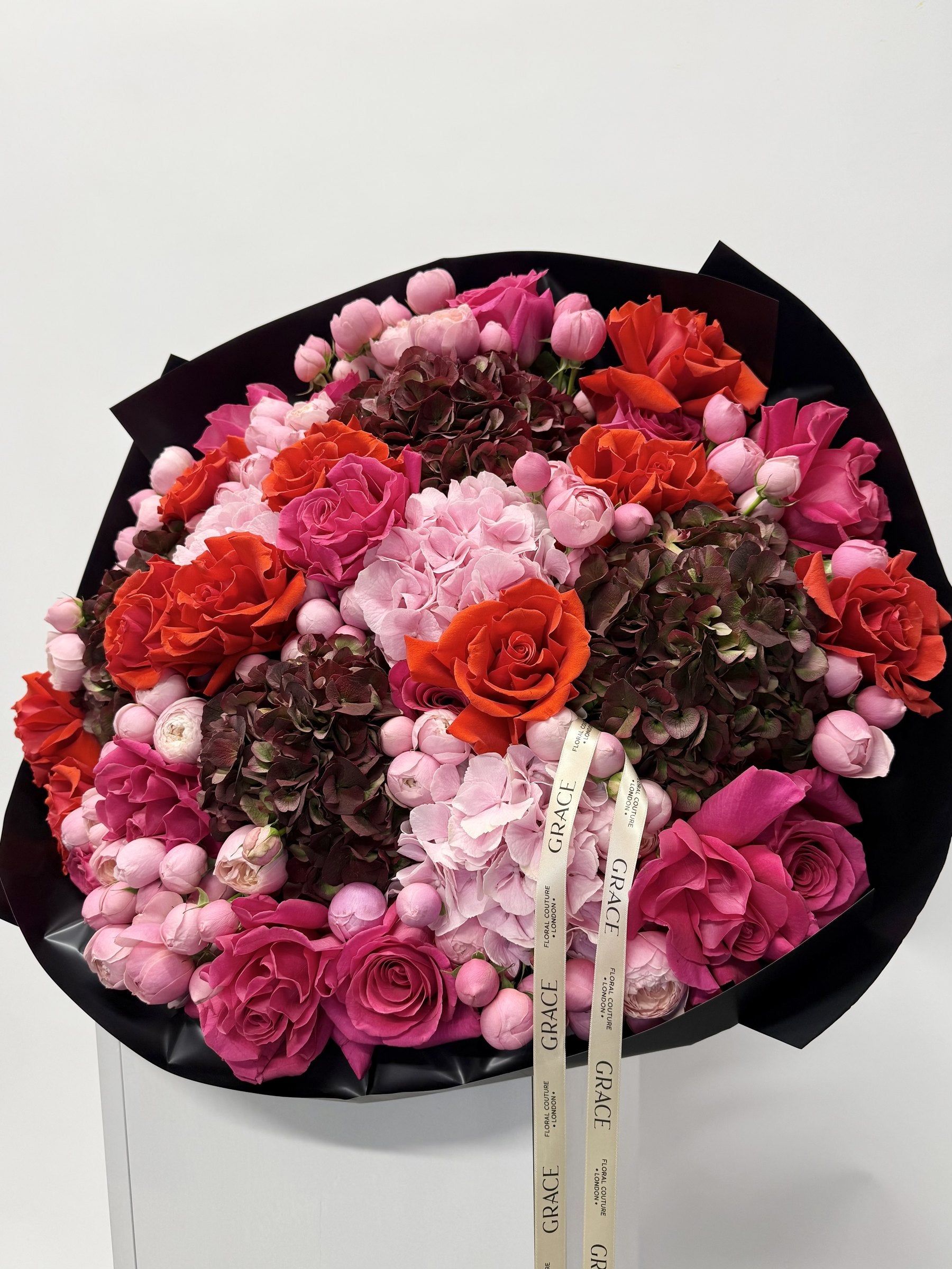 Rouge Couture autumn bouquet by Grace Floral London