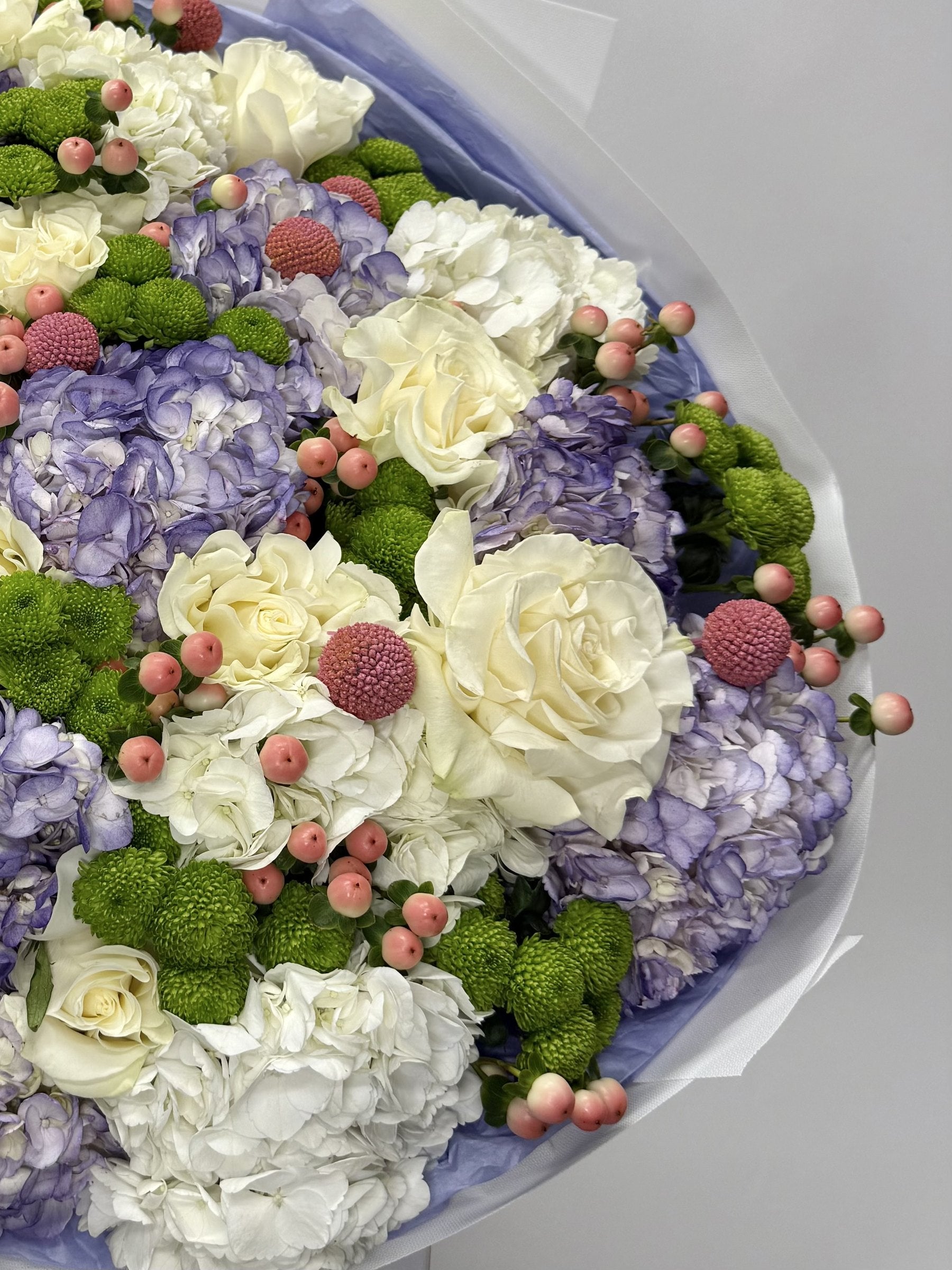 Violet Curation autumn bouquet by Grace Floral London
